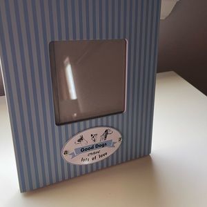 NEW Blue Stripe Dog Frame